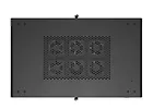 Lanberg Szafa instalacyjna rack stojąca 19" 22U 600x1000 czarna drzwi    perforowane ( flat pack)