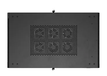 Lanberg Szafa instalacyjna rack stojąca 19" 22U 600x1000 czarna drzwi    perforowane ( flat pack)