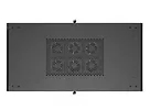 Lanberg Szafa instalacyjna rack stojąca 19" 22U 600x1200 czarna drzwi   przeszklone (flat pack)