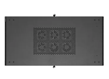 Lanberg Szafa instalacyjna rack stojąca 19" 22U 600x1200 czarna drzwi   przeszklone (flat pack)