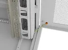 Lanberg Szafa instalacyjna rack stojąca  19" 47U 800x1200 szara drzwi    perforowane LCD ( flat pack) V2