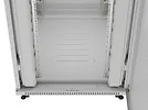 Lanberg Szafa instalacyjna rack stojąca  19" 47U 800x1200 szara drzwi    perforowane LCD ( flat pack) V2