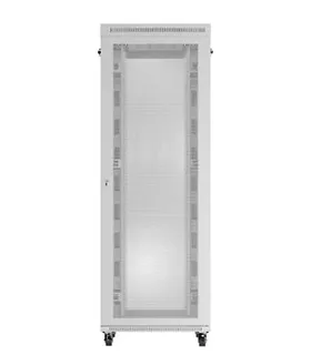 Lanberg Szafa instalacyjna rack stojąca  19" 47U 800x1200 szara drzwi    perforowane LCD ( flat pack) V2