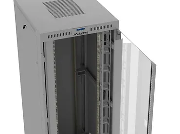 Lanberg Szafa instalacyjna rack stojąca 47U 800x1000 szara  drzwi        przeszkolne  LCD ( flat pack) V2