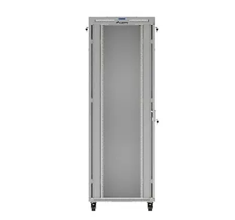 Lanberg Szafa instalacyjna rack stojąca 47U 800x1000 szara  drzwi        przeszkolne  LCD ( flat pack) V2