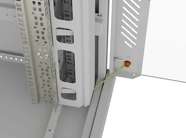 Lanberg Szafa instalacyjna rack stojąca 47U 800x1000 szara  drzwi        przeszkolne  LCD ( flat pack) V2