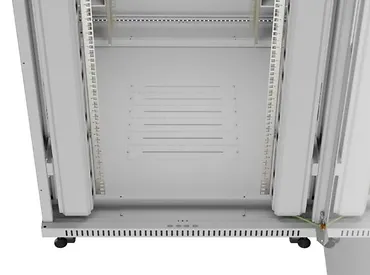 Lanberg Szafa instalacyjna rack stojąca 47U 800x1000 szara  drzwi        przeszkolne  LCD ( flat pack) V2