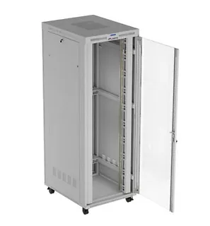 Lanberg Szafa instalacyjna rack stojąca 47U 800x1000 szara  drzwi        przeszkolne  LCD ( flat pack) V2