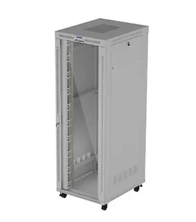 Lanberg Szafa instalacyjna rack stojąca 47U 800x1000 szara  drzwi        przeszkolne  LCD ( flat pack) V2