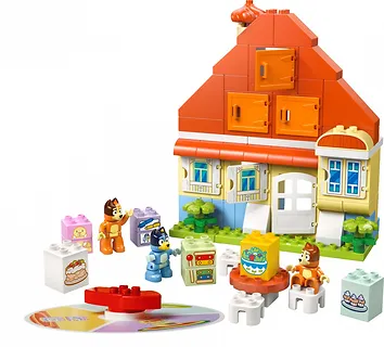 LEGO Klocki DUPLO Bluey 10459 Dom rodzinny Blue z grą pamięciową