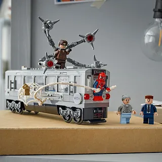 LEGO Klocki Super Heroes 76321 Spider-Man kontra Doc Ock - scena w metrze