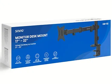 Uchwyt biurkowy na monitor 17