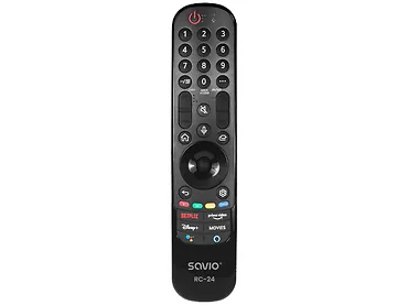 Pilot uniwersalny SAVIO RC-24 do TV LG SMART TV funkcja GŁOSOWA Netflix