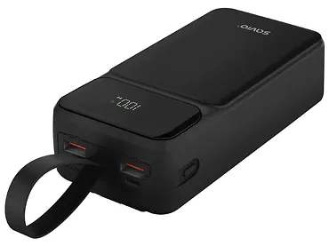 Powerbank 30000 mAh Szybkie ładowanie QC PD Ekran LED USB USB-C Savio BA-10
