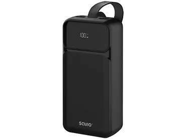 Powerbank 30000 mAh Szybkie ładowanie QC PD Ekran LED USB USB-C Savio BA-10
