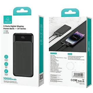USAMS Ładowarka sieciowa 30W 1xUSB-C 1xUSB-A Fast czarging Czarna