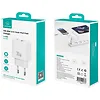 USAMS Ładowarka sieciowa 30W 1xUSB-C 1xUSB-A Fast charging Biała