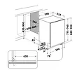 Whirlpool Zmywarka do zabudowy W7IHT40T
