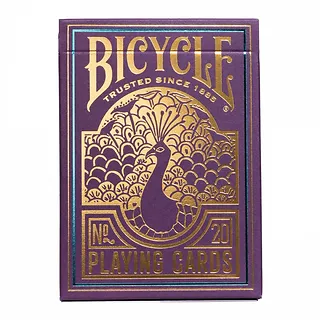 Bicycle Karty Peacock Purple