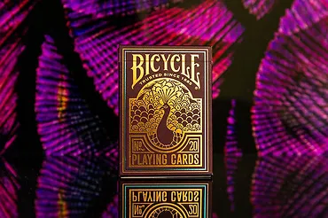 Bicycle Karty Peacock Purple
