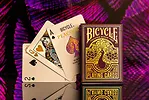 Bicycle Karty Peacock Purple