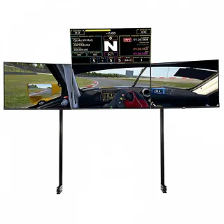 Next Level Racing Stojak wolnostojący Elite na 4 monitory czarny
