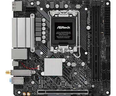 ASRock Płyta główna B760M-ITX D4 WIFI s1700 2DDR4 mITX M.2 USB-C