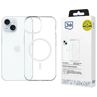 3MK Etui Armor MagCase do iPhone 15 MagSafe przezroczysty