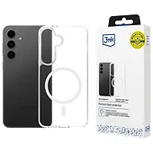 3MK Etui Armor MagCase do Samsung S24/S25 MagSafe przezroczysty