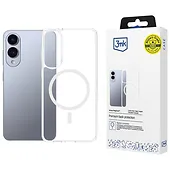 3MK Etui Armor MagCase do Samsung S25 Edge MagSafe przezroczyste