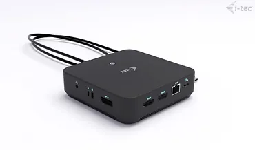 i-tec Stacja dokująca USB-C DP Dual HDMI Power Delivery 100W + Uniwersalna Ładowarka 100W