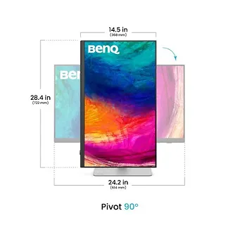 Benq Monitor 27 cali PD2730S LED 5K IPS/60Hz/5ms/Graficzny
