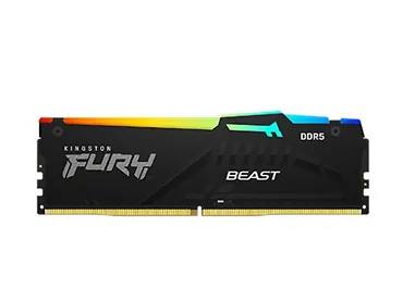 Kingston Pamięć DDR5 Fury Beast Black RGB  32GB(1*32GB)/5600  CL36