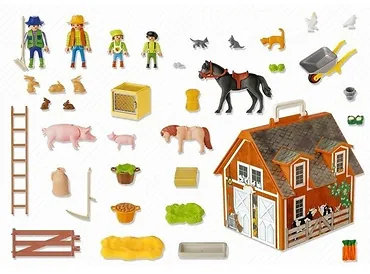 Playmobil Zestaw figurek 4142 Moje przenośne gospodarstwo rolne