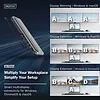 Digitus Stacja dokująca USB-C 12 portowa, max. 8K/30Hz z HDR, HDMI, DP, max. 3 monitory (MST), USB-C 3.2 Gen2, Gigabit Ethernet, SD/Micro SD, PD 100W