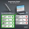 Digitus Stacja dokująca USB-C 12 portowa, max. 8K/30Hz z HDR, HDMI, DP, max. 3 monitory (MST), USB-C 3.2 Gen2, Gigabit Ethernet, SD/Micro SD, PD 100W