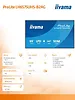 IIYAMA Monitor 65 cali LH6575UHS-B2AG,24/7,IPS,ANDROID.11,4K,  WiFi,         iiSignage2, FailOver, EShare, 24/7, full daisy chain