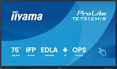 IIYAMA Monitor 75 cali TE7512MIS-B4AG  40pkt,IPS,4K,24/7,7H,                ANDROID 14, RK3576, 8/128GB, EDLA, Essential