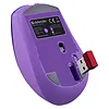 Defender Mysz bezprzewodowa MYSTERY MM-301 RF+BT 1600DPI 6P fioletowa