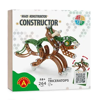 Alexander Zestaw konstrukcyjny Mały Konstruktor Dinozaury Triceratops