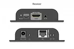 Digitus Przedłużacz (extender) po skrętce kat.6 HDMI 4K/60Hz przez IP 1G lub do 120m/200m z PoE, max. 253 odbiorniki, sterowanie IR - zestaw