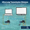 Digitus Przedłużacz (extender) po skrętce kat.6 HDMI 4K/60Hz przez IP 1G lub do 120m/200m, max. 253 odbiorniki, sterowanie IR - zestaw (odbiornik/nadajnik)