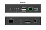 Digitus Przedłużacz (extender) światłowodowy HDMI 4K/60Hz z KVM USB 1.1 przez IP 1G lub do 40km/300m/IP 1G - dodatkowy odbiornik do DS-55348