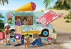 Playmobil Zestaw z figurkami My Life 71904 Furgonetka z lodami i sklepikiem surfingowym