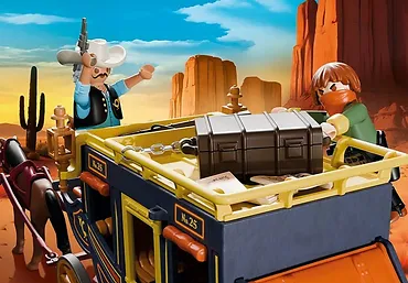Playmobil Zestaw z figurkami 71862 Napad na dyliżans na Dzikim Zachodzie