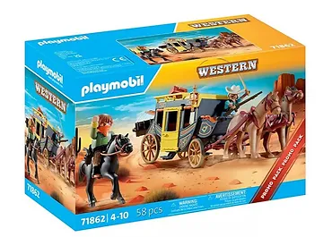 Playmobil Zestaw z figurkami 71862 Napad na dyliżans na Dzikim Zachodzie