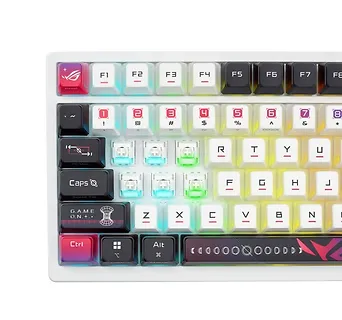 Asus Klawiatura ROG Azoth X M704 BT/RF/USB-C/Aura/Czarno-Biała