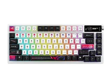 Asus Klawiatura ROG Azoth X M704 BT/RF/USB-C/Aura/Czarno-Biała