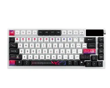 Asus Klawiatura ROG Azoth X M704 BT/RF/USB-C/Aura/Czarno-Biała