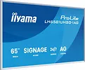 IIYAMA Monitor 65 cali LH6581UHSG-1AG 24/7,VA,ANDROID 14,4K, 2x10W, WiFi,    UCHWYT ŚCIENNY, 2xHDMI, USB-C, RJ45, IR, 2xUSB, WHITE
